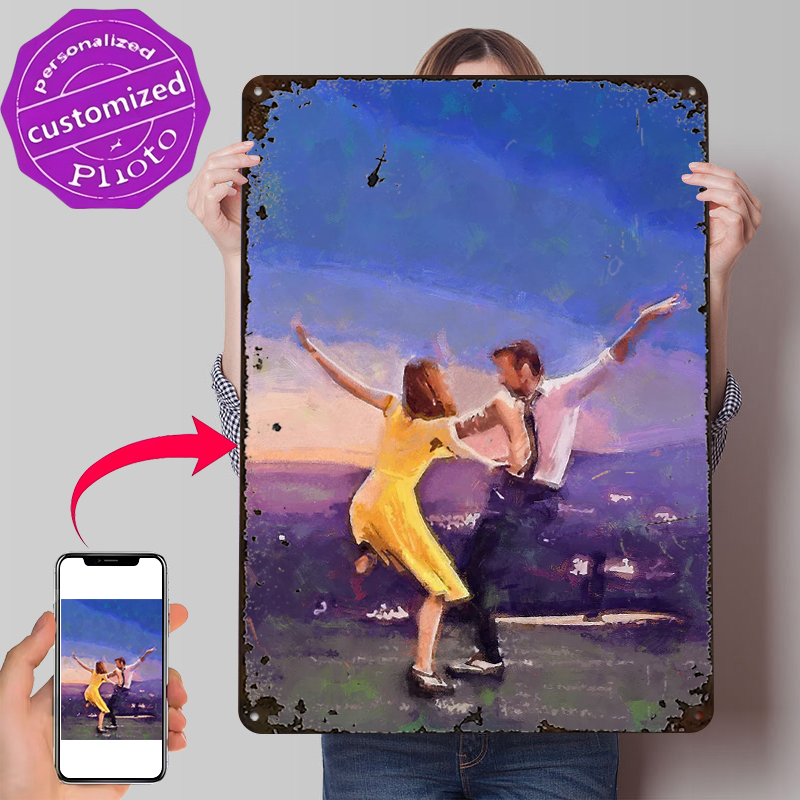 Retro Gaming Island - Poster Logam Tekstur 3D Lukisan La