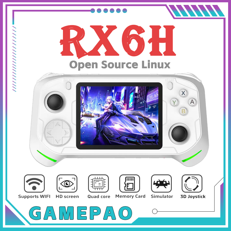 Retro Gaming Linux - Konsol Video Game Genggam Retro RX6H