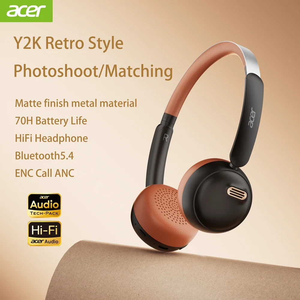 Retro Gaming Headset - Acer OHW111 Headphone Bluetooth INS Earphone