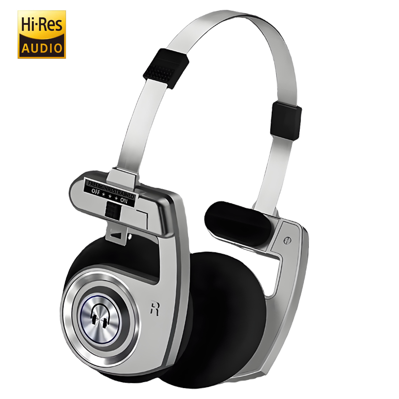 Retro Gaming Headset - Headphone Bluetooth Nirkabel Retro dengan Mikrofon