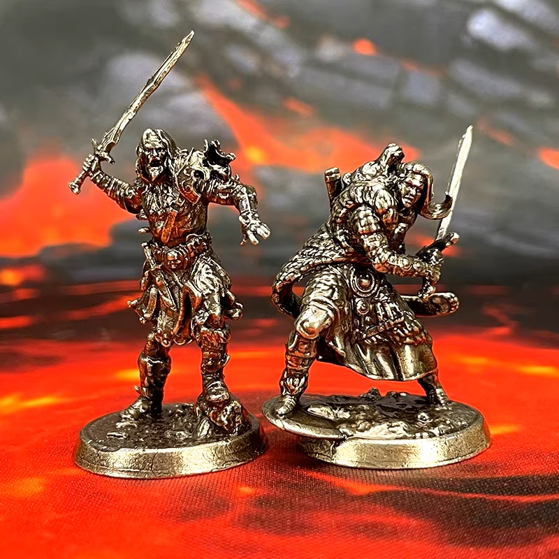 Retro Gaming For Tv - Set Miniatur Prajurit Iblis Fantasi Baru,