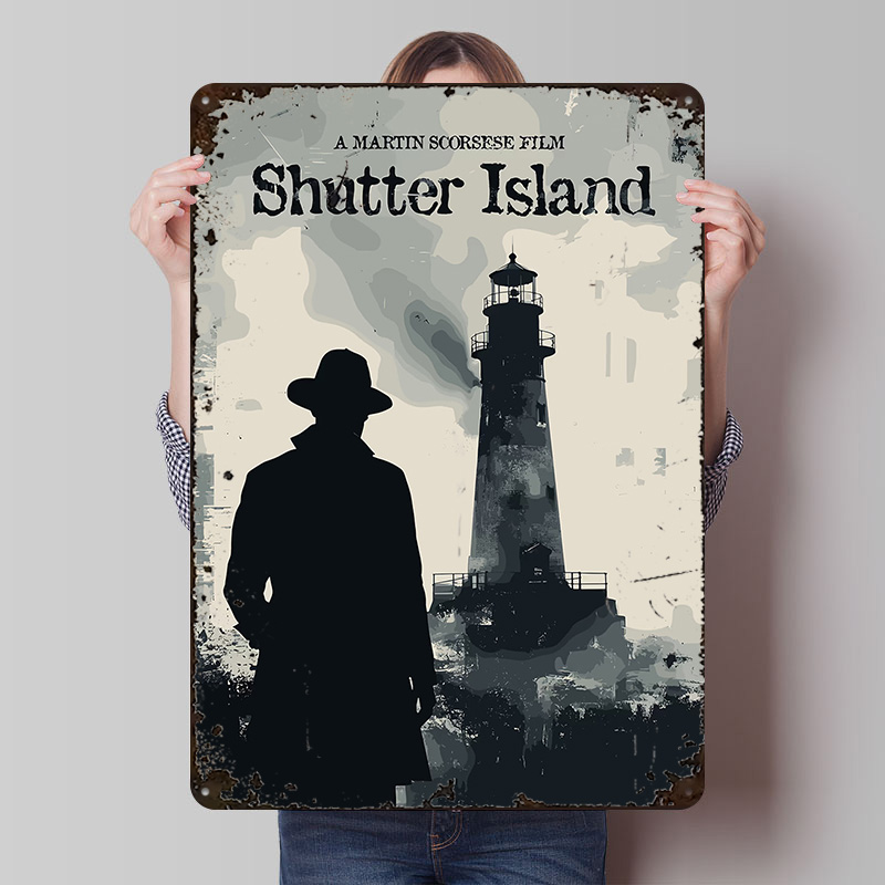 Retro Gaming Island - Poster Cetak Film Shutter Island Seni