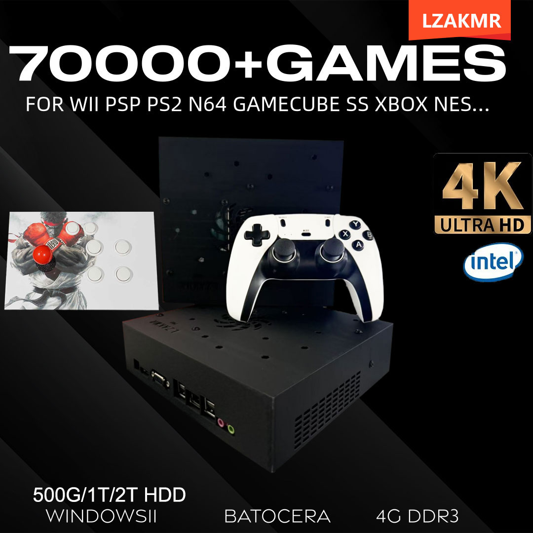 Retro Gaming For Tv - Konsol Game Retro 70000+ Game 2TB