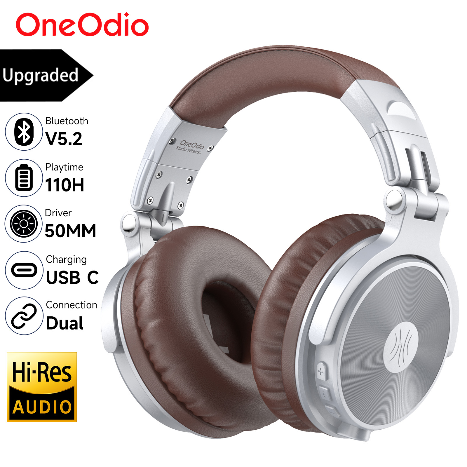 Retro Gaming Headset - Headphone Nirkabel Oneodio Upgrade Pro C
