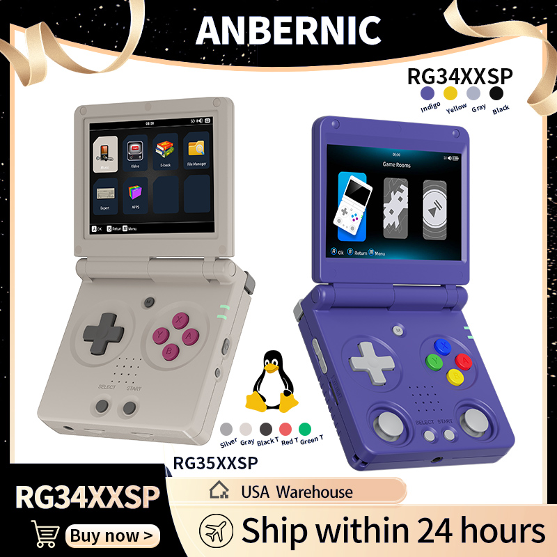 Anbernic RG34XXSP RG35XXSP Kon - Retro Gaming Anbernic ulasan dan harga