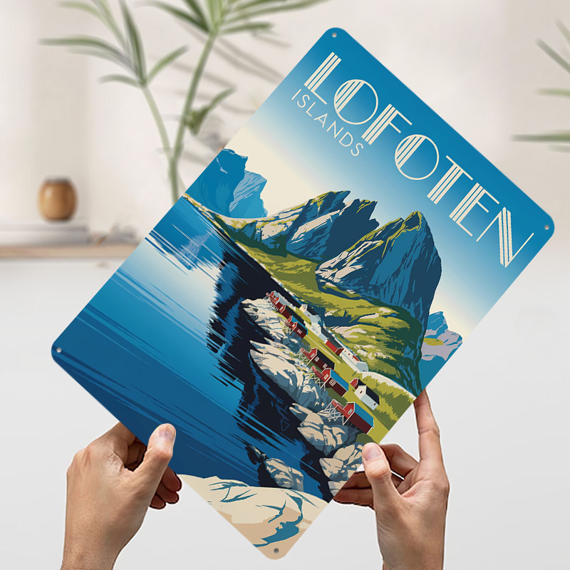 Poster Tekstur Cetak 3D Pulau  - Retro Gaming Island ulasan dan harga