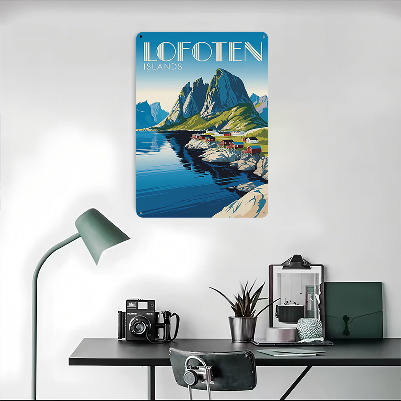 Poster Tekstur Cetak 3D Pulau  - Retro Gaming Island ulasan dan harga