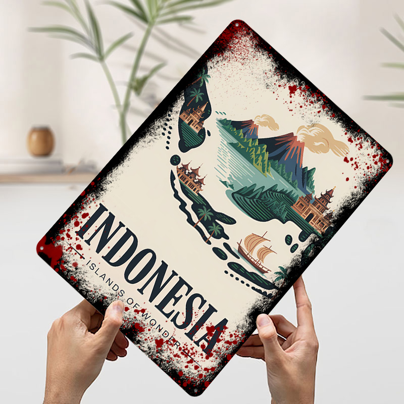 Poster Cetak Perjalanan Pulau  - Retro Gaming Island ulasan dan harga