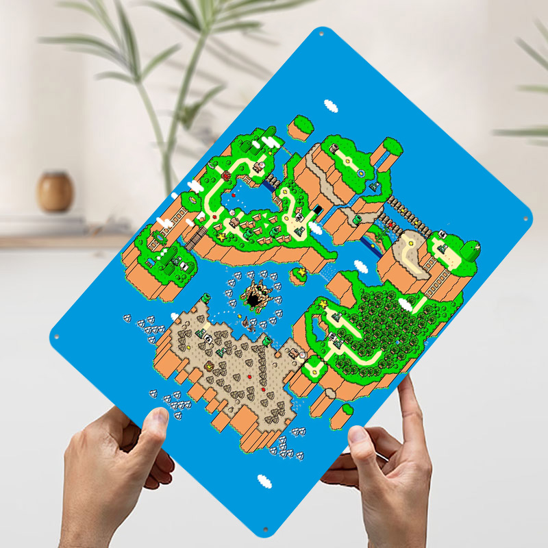 Poster Logam Dinosaur Land, Se - Retro Gaming Island ulasan dan harga