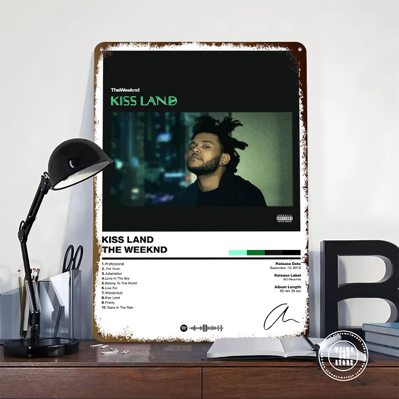 The Weeknd - Poster Tinplate K - Retro Gaming Island ulasan dan harga