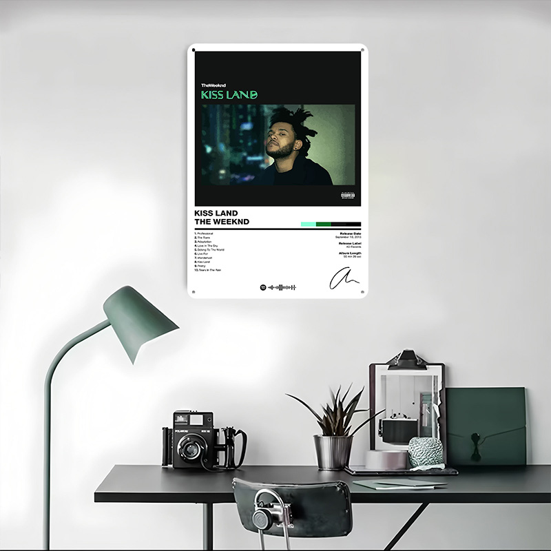 The Weeknd - Poster Tinplate K - Retro Gaming Island ulasan dan harga