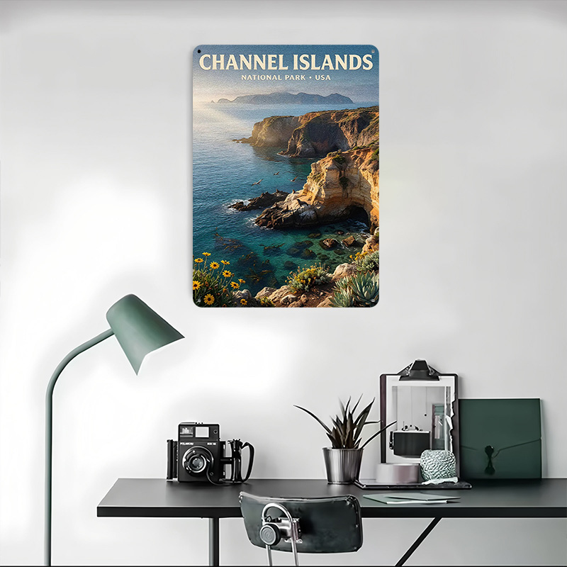 Poster Logam Taman Nasional Ch - Retro Gaming Island ulasan dan harga