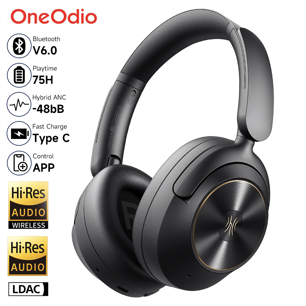Oneodio A6 ANC Headphone Bluet - Retro Gaming Headset ulasan dan harga