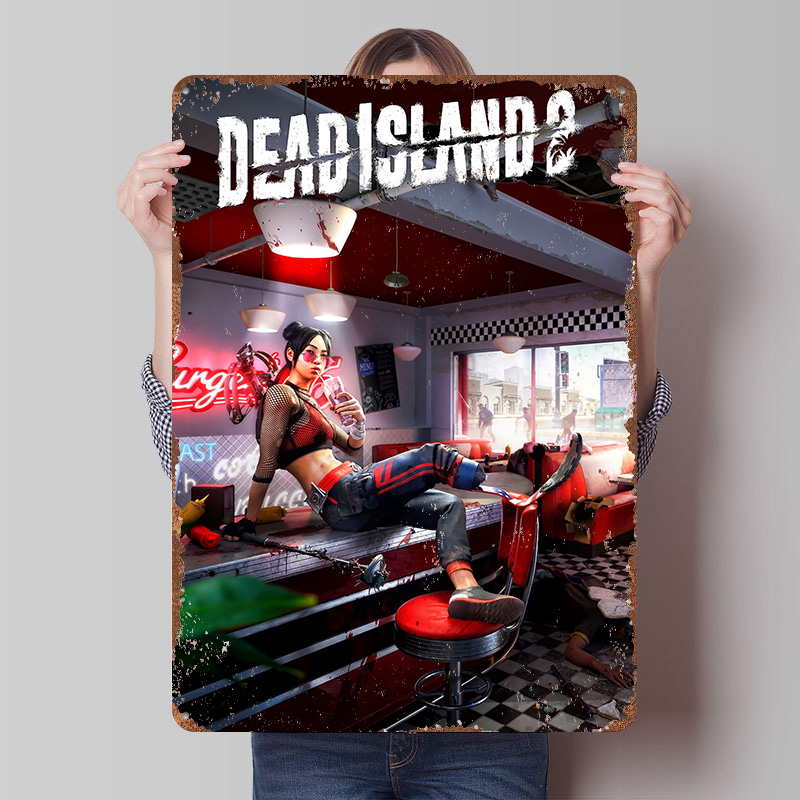 Poster Cetak Seni Game Dead Is - Retro Gaming Island ulasan dan harga