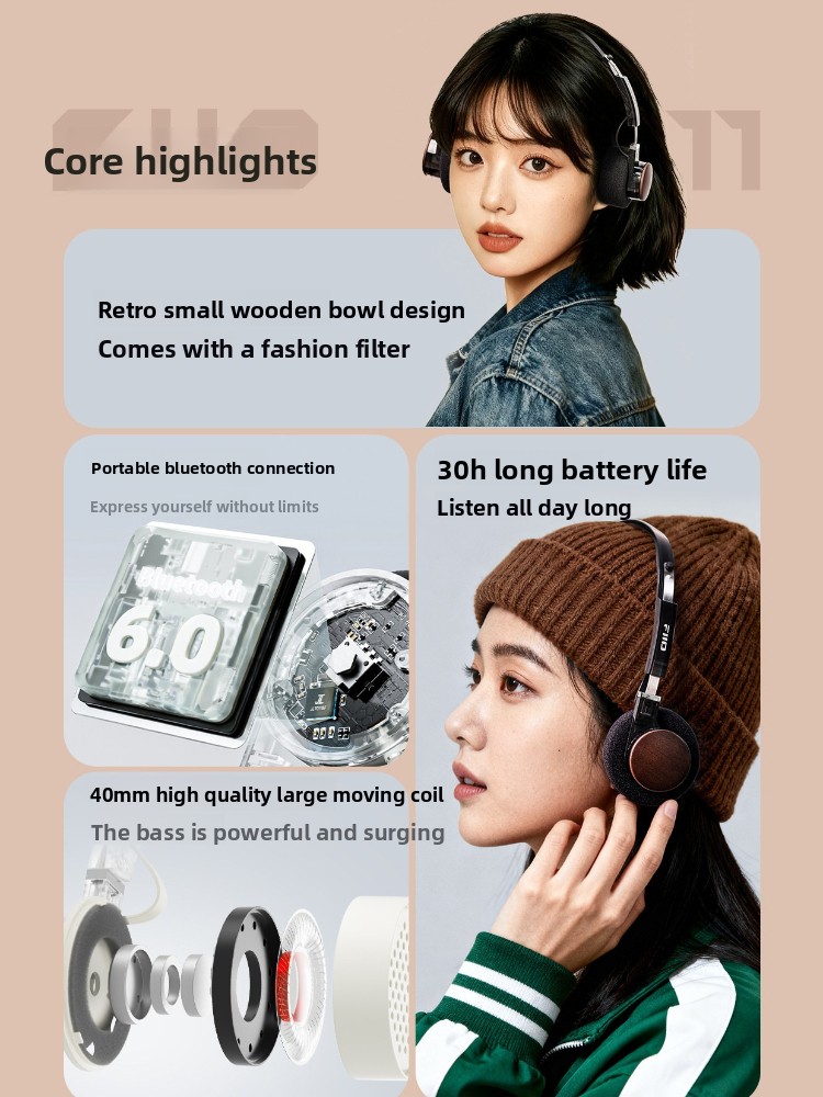 FiiO EH11 Headphone Nirkabel H - Retro Gaming Headset ulasan dan harga